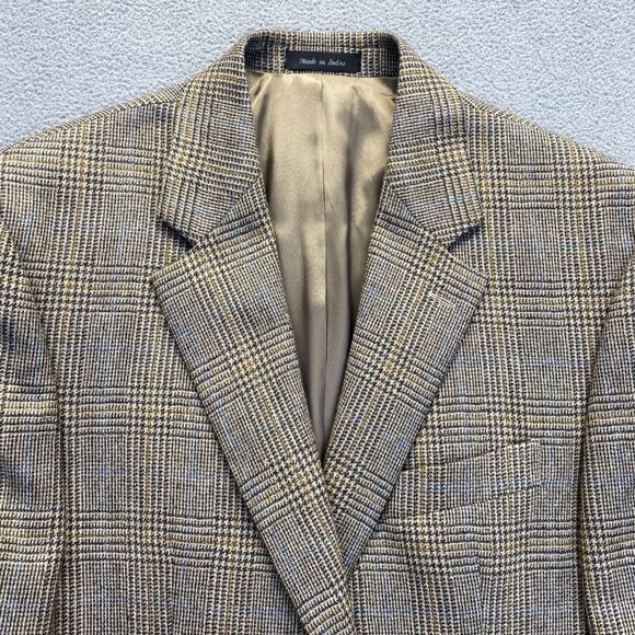 Lauren Ralph Lauren Mens Blazer Jacket Size 40R 100% Wool,Linen,Dry Clean - Picture 10 of 14